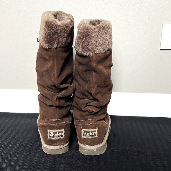 Sketchers Brown Winter Boots - Size 7.5 - Picture 2 of 9